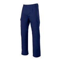 CALÇA MULTIBOLSOS AZUL ESC MOD. 345